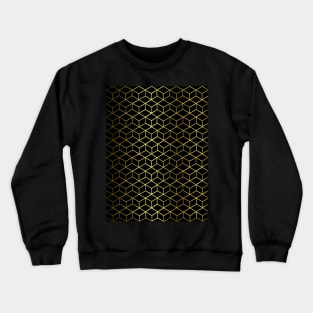 Golden Cubes Crewneck Sweatshirt